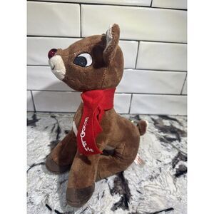 Rudolph the Red-Nosed Reindeer Musical Plush Nose Lights Up  Stuffed Animal